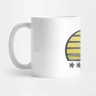 Speeding forklift. Mug